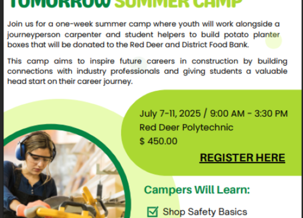 RDP Trades Camp flyer with registration link